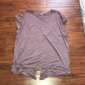 Lululemon box it out top short sleeve sz 8